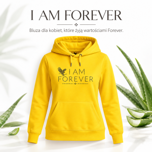 I AM FOREVER – damska bluza premium z kryształkami | Preorder